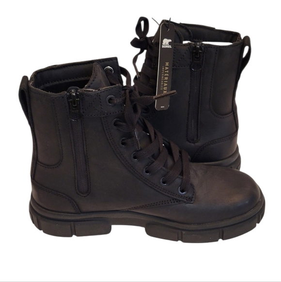 NIB Sorel Women's Explorer STRT Lace Boot Black Size 7 - Picture 13 of 16